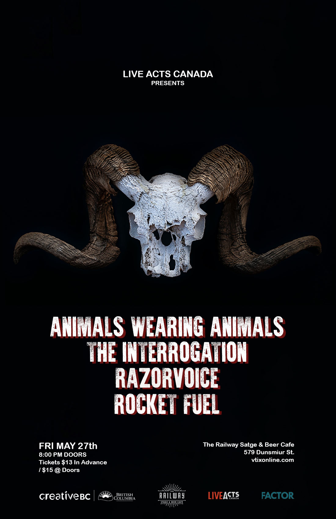 Animals Wearing Animals With Special Guests, The interrogation, Razorvoice, and Rocket Fuel