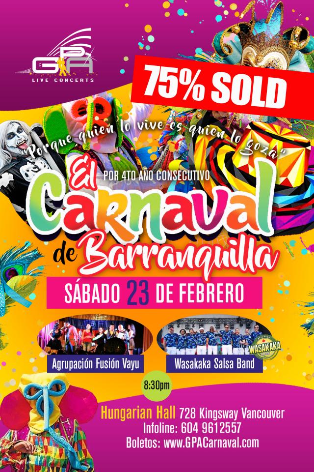 Carnaval de Barranquilla en Vancouver 2019