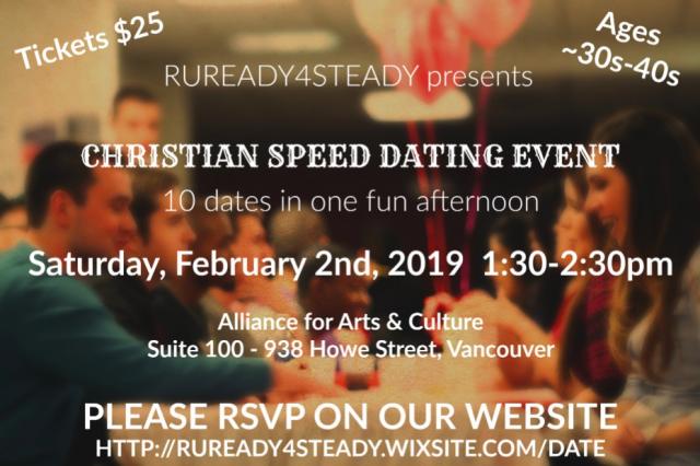 Christian Speed Date Event (30's - 40's)