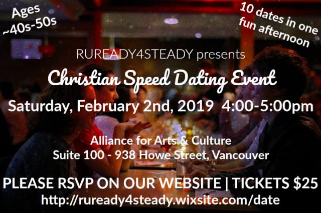 Christian Speed Date Event (40's - 50's)