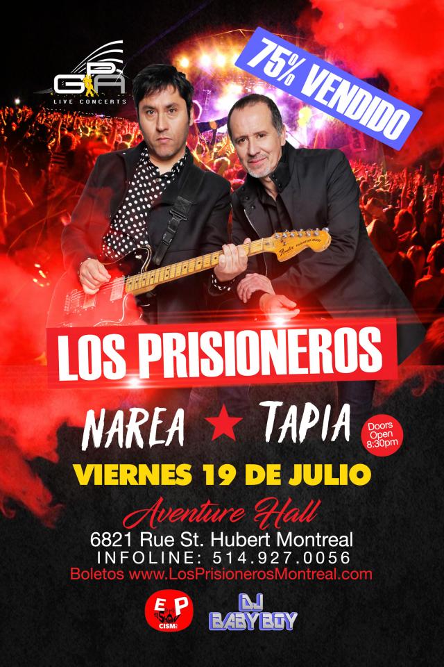 Los Prisioneros en Concierto Tickets Vtix Online
