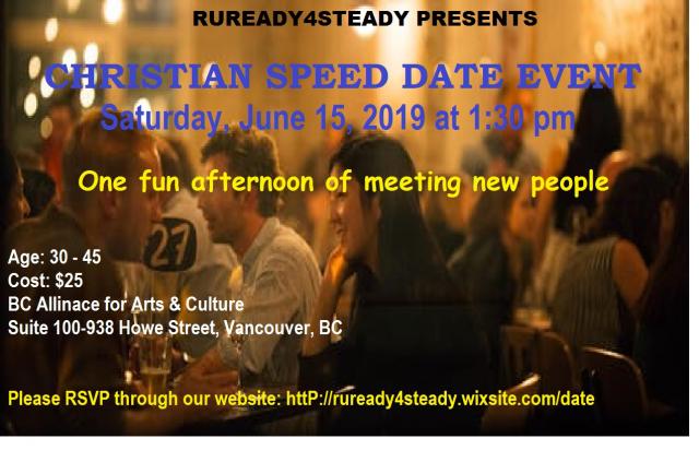 Christian Speed Date Event (30's - 40's)
