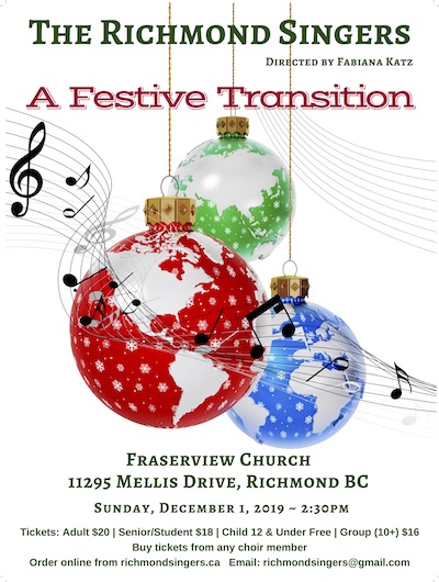 The Richmond Singers presents: A Festive Transition