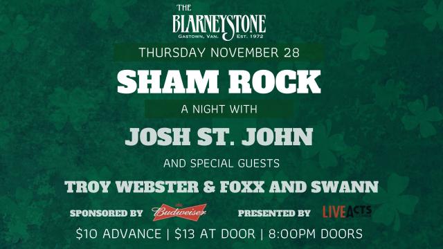 A Night With Josh St. John + Troy Webster + Foxx and Swann