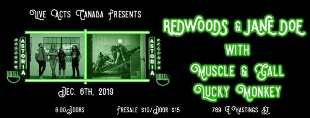 Redwoods + Guests at the Astoria