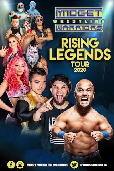 NIGHT ONE: Midget Wrestling Warriors Rising Legends Tour 2020