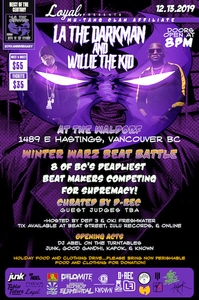 La The Darkman & Willie The Kid/ Winter Warz Beat Battle