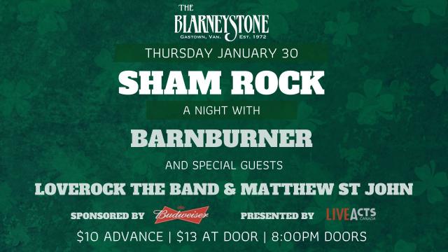 A Night with Barnburner + Guests at the Blarney Stone
