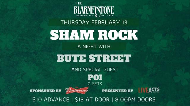 A Night with Bute Street + POI at the Blarney Stone Pub