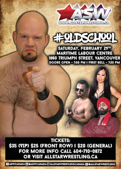 ALL STAR WRESTLING Presents - Old School