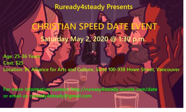 Christian Speed Date Event (25 - 36 Years)