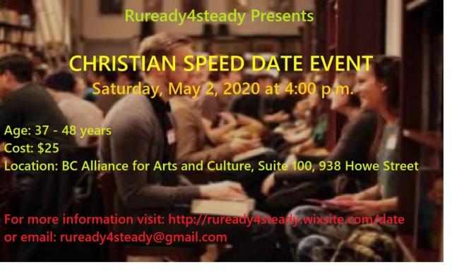 Christian Speed Date Event (37 - 48 Years)