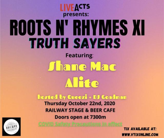 Roots and Rhymes XI With Shane Mac + Alite 