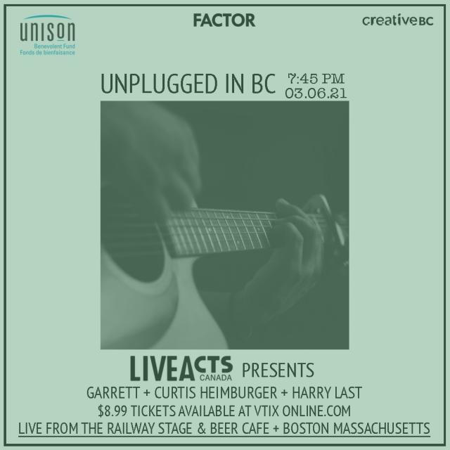 Unplugged In BC feat. Garrett + Curtis Heimburger + Harry Last 