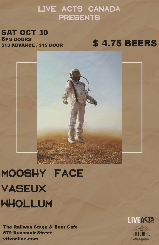 Mooshy Face With Special Guests Vaseux + Whollum 