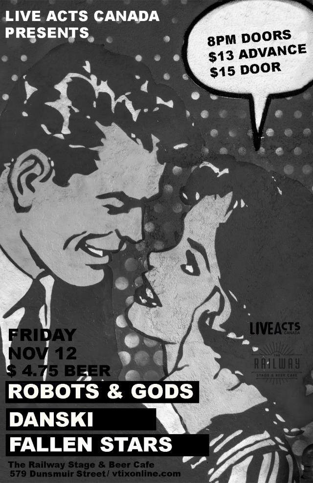 Robots and Gods With Special Guests Dankski + Fallen Stars