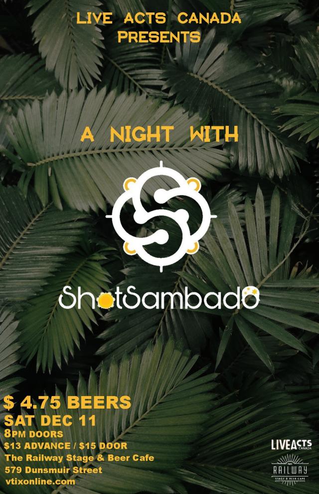 A Night With Shotsambado Live At The Railway Stage & Beer Cafe