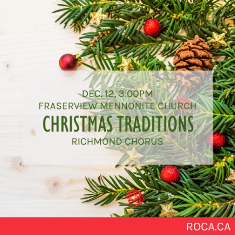 Christmas Traditions with the Richmond Chorus