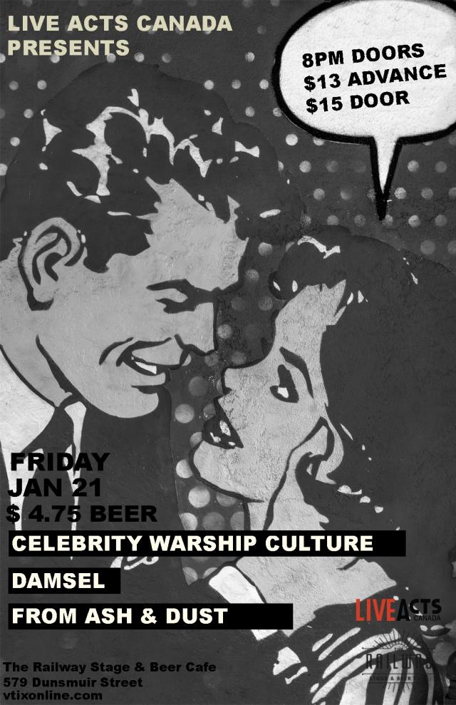 Celebrity Warship Culture + Damsel + From Ash & Dust