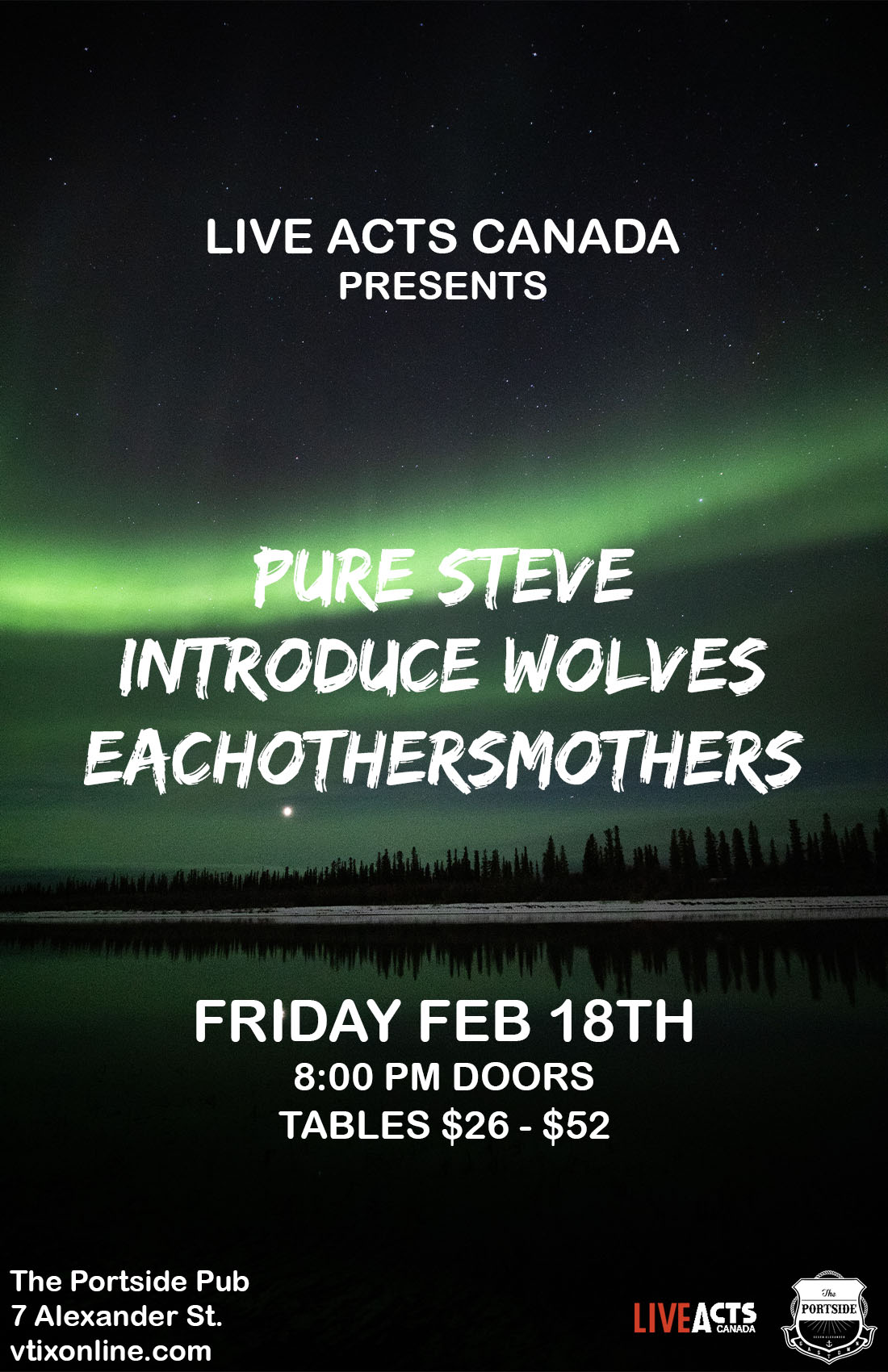 Pure Steve With Special Guests, Introduce Wolves + Eachothersmothers