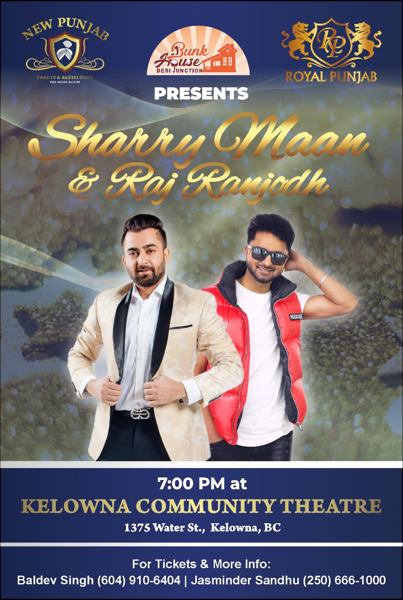 Sharry Maan & Raj Ranjodh Live