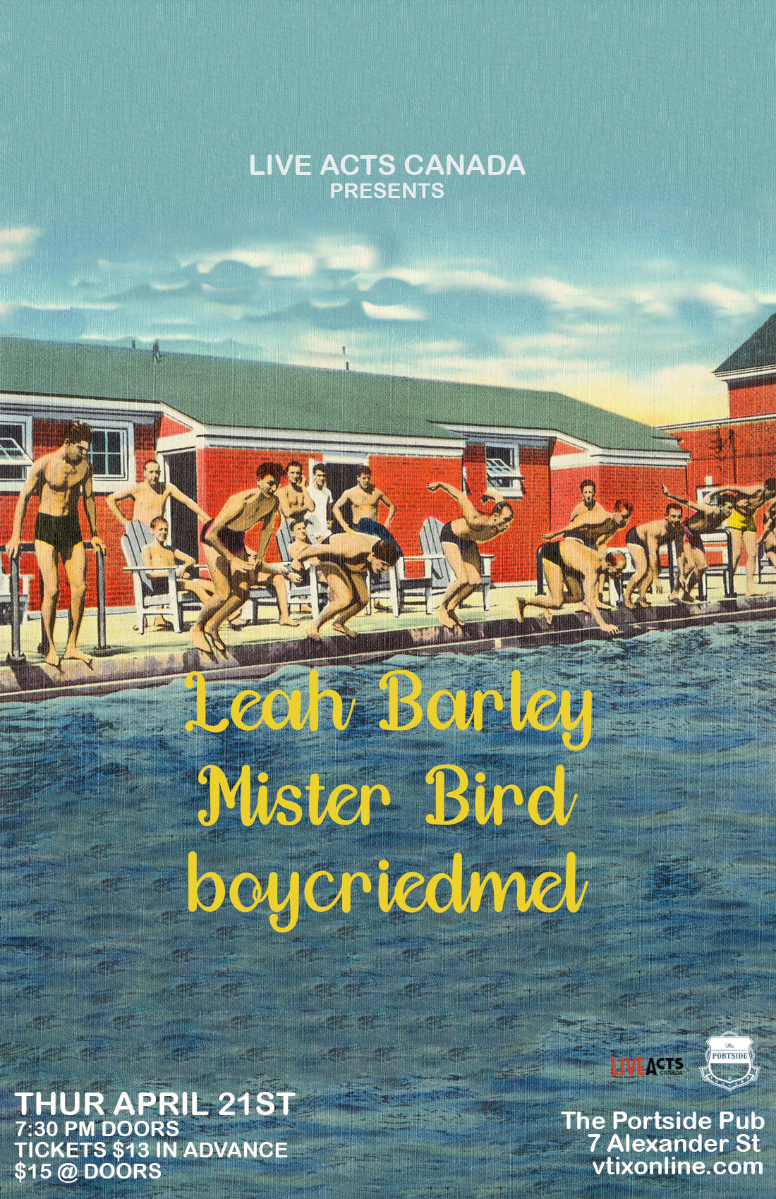 Leah Barley With Special Guests Mister Bird and boycriedmel