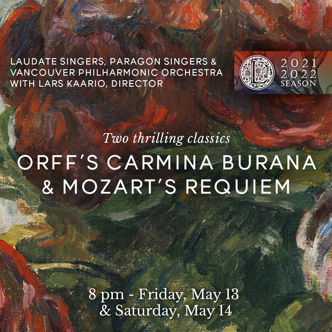 Orff’s Carmina Burana and Mozart’s Requiem