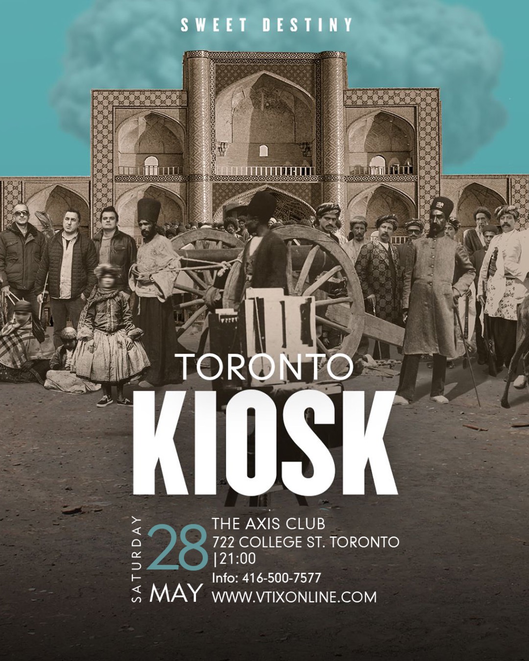 Kiosk Band Live on Stage in Toronto