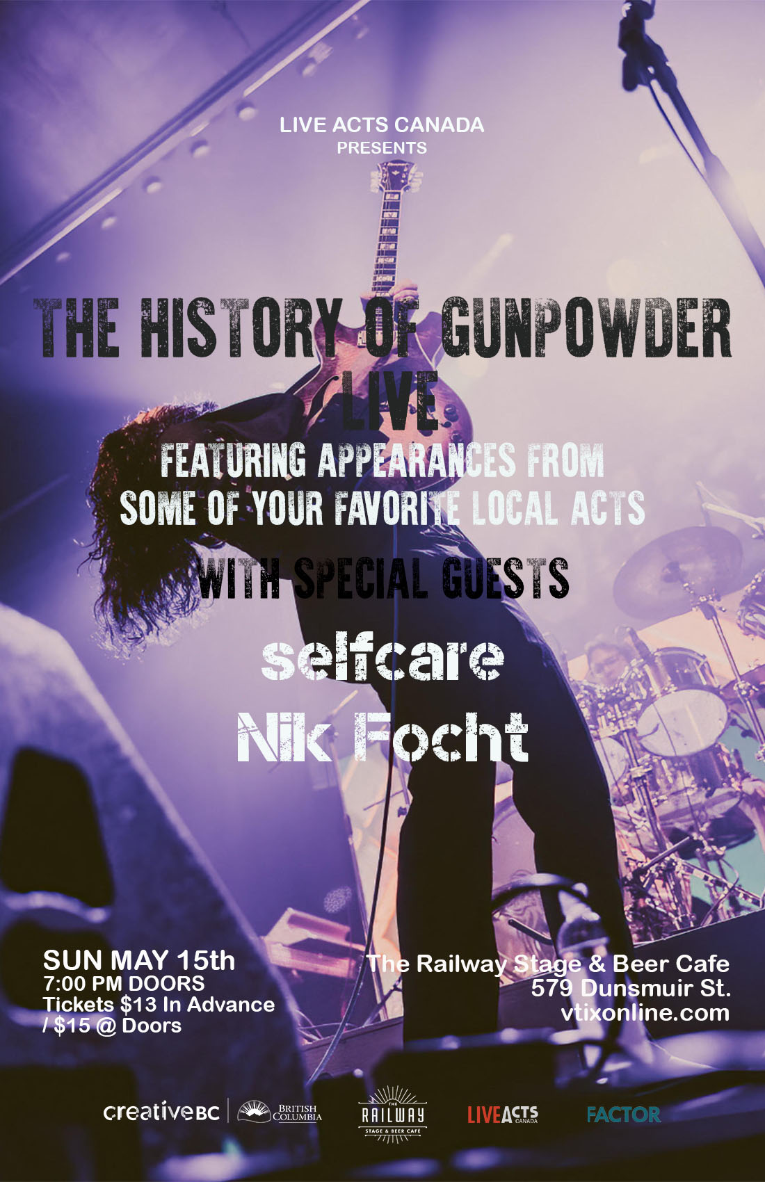 The History Of Gunpowder's Special Sunday Funday Farewell-till-Festivals Party Extraordinaire Show