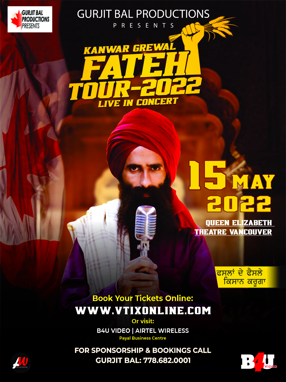 Kanwar Grewal Fateh Tour - 2022 Live In Concert 