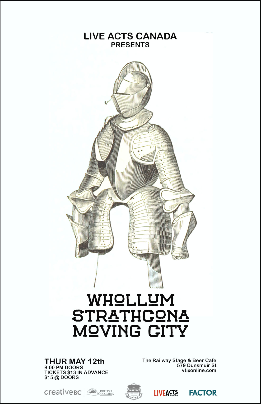 Whollum With Special Guests Strathcona and Moving City