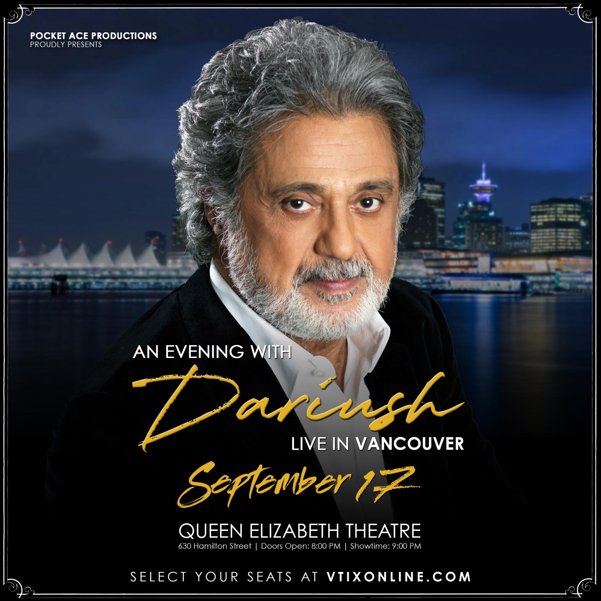 An Evening With Dariush - Sep 17