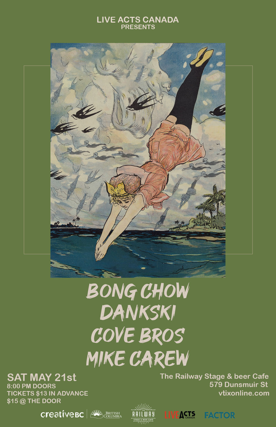 Bong Chow With Special Guests, Dankski, Cove Bros, and Mike Carew 