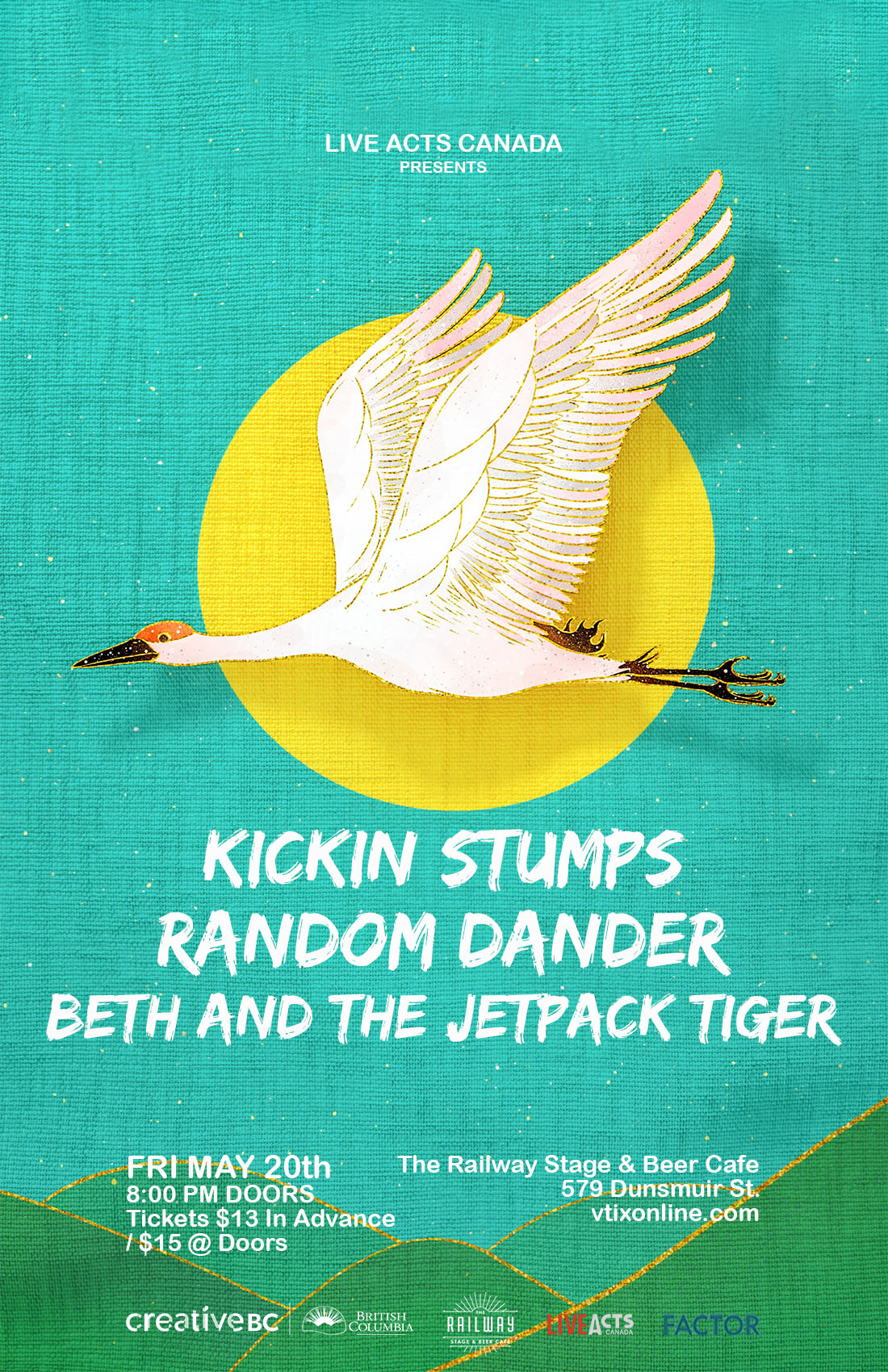 Kickin Stumps With Special Guests, Random Dander, and Beth and The Jetpack Tiger