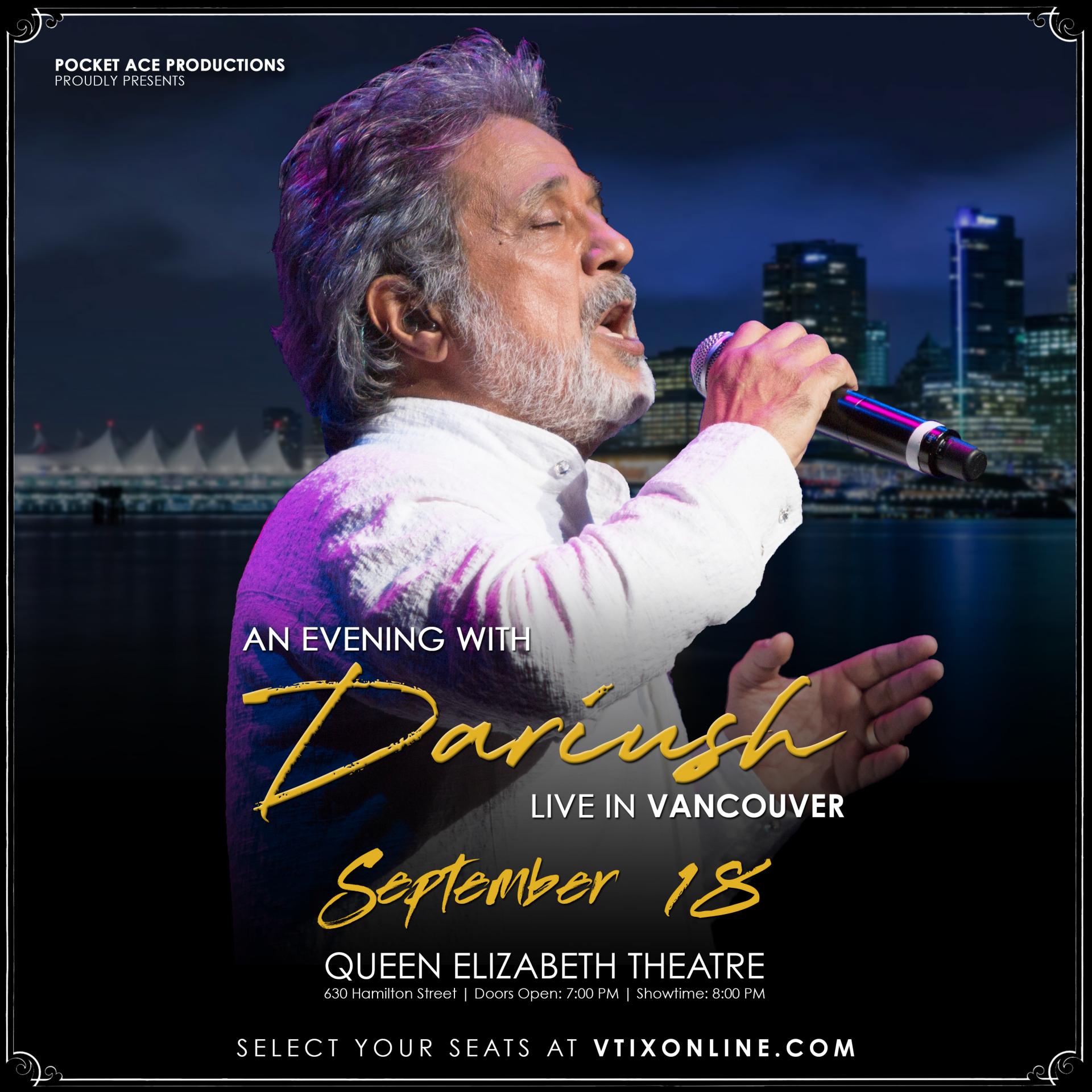 An Evening With Dariush - Sep 18