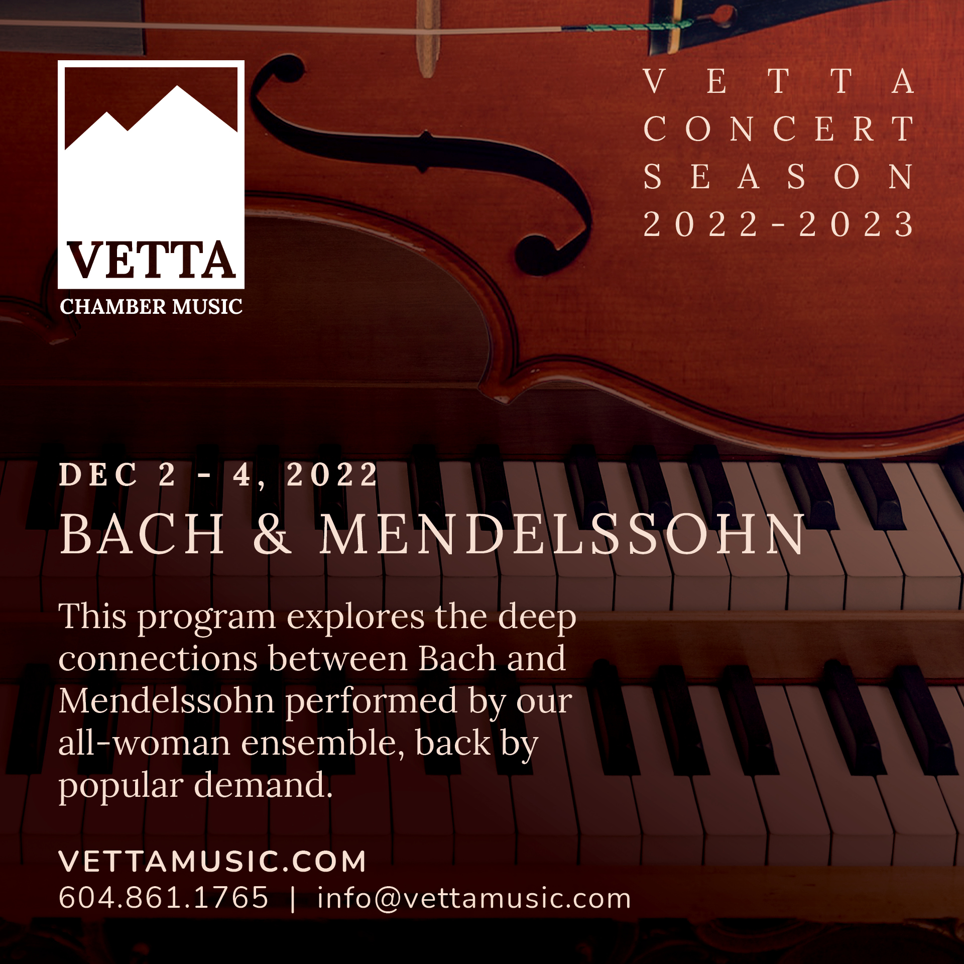 Bach & Mendelssohn