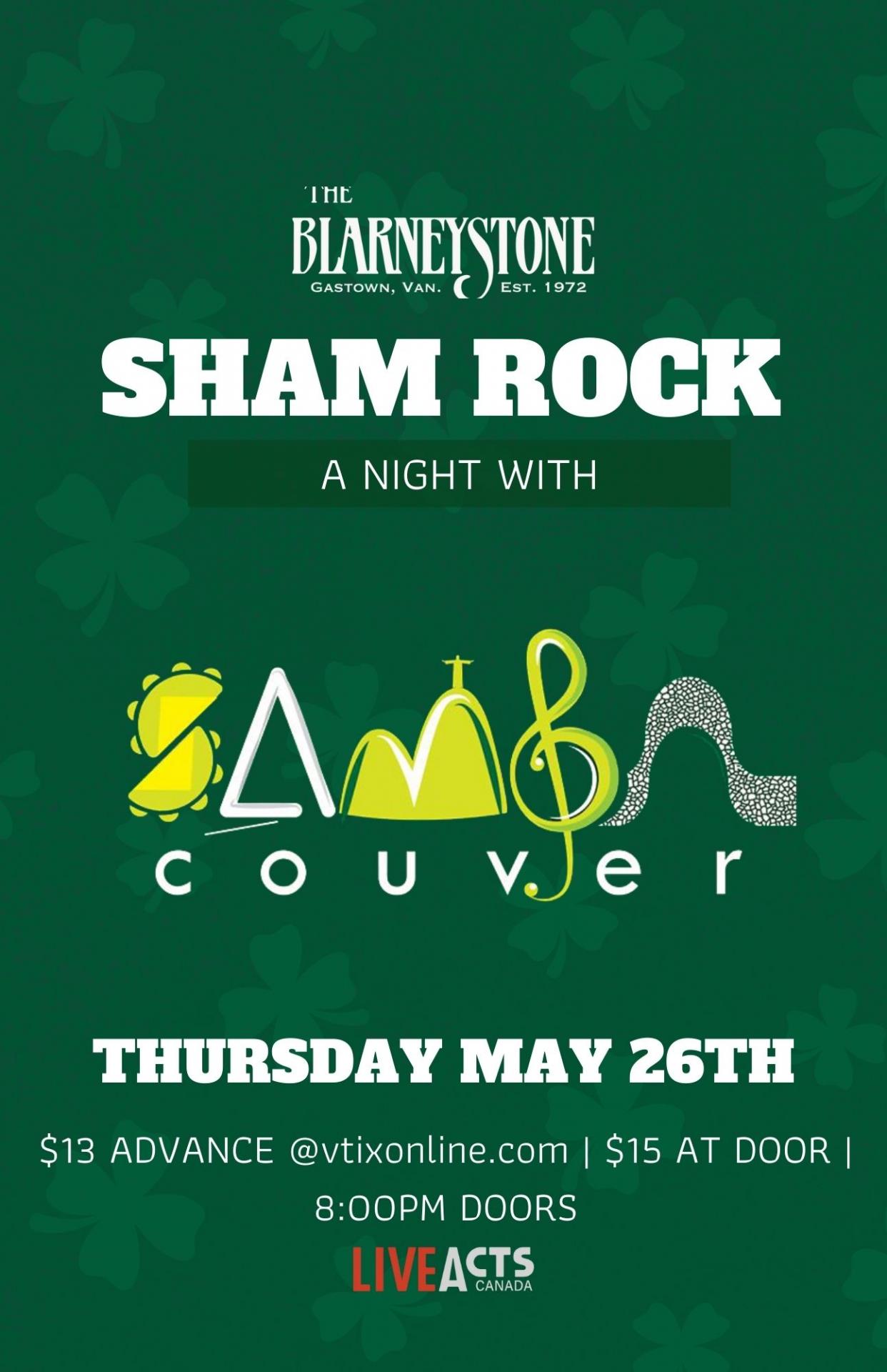 Sambacouver Live From The Blarney Stone