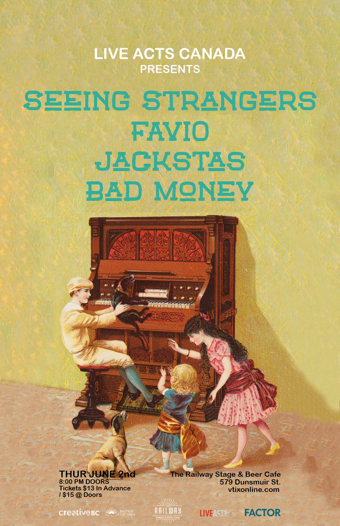 Seeing Strangers With Special Guests, FAVIO, Jackstas and Bad Money
