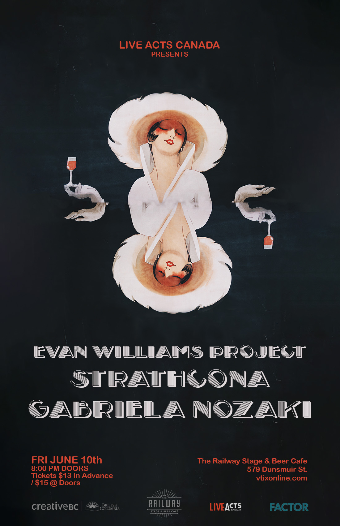 Evan Williams Project With Special Guests, Strathcona, and Gabriela Nozaki