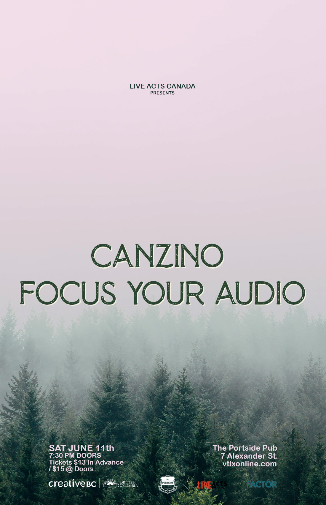 Canzino With Special Guest Focus Your Audio 