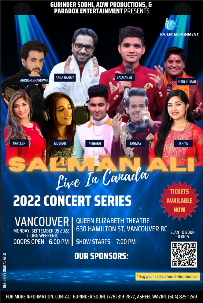 SALMAN ALI LIVE IN CANADA