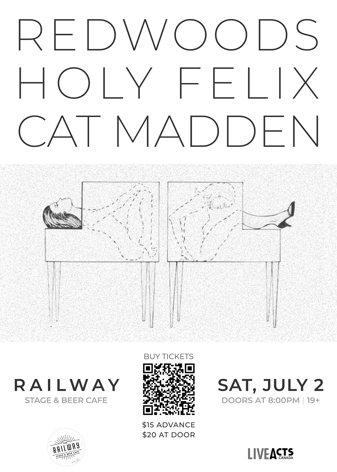 Redwoods with Special Guests Holy Felix and Cat Madden