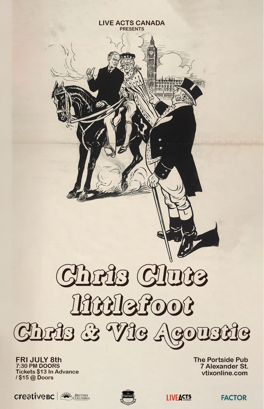 Chris Clute with Special Guests Littlefoot, and Chris & Vic Acoustic