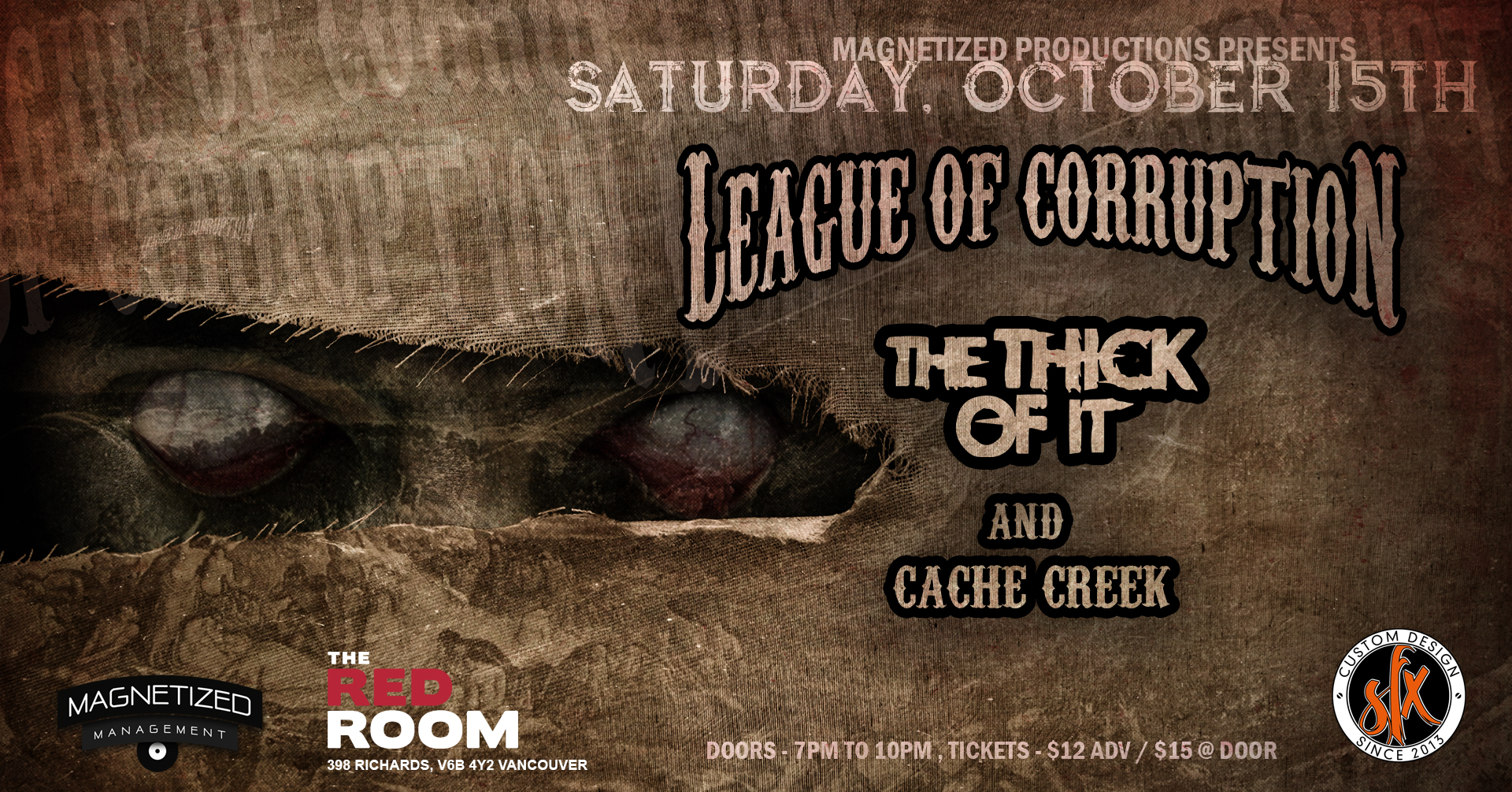 League of Corruption w/The Thick of IT and Cache Creek