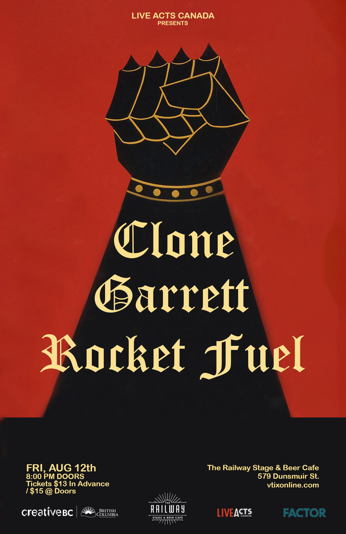 Clone with Special Guest Garrett and Rocket Fuel