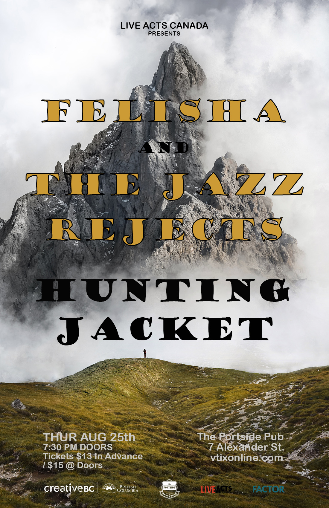 Felisha and the Jazz Rejects with Special Guest Hunting Jacket