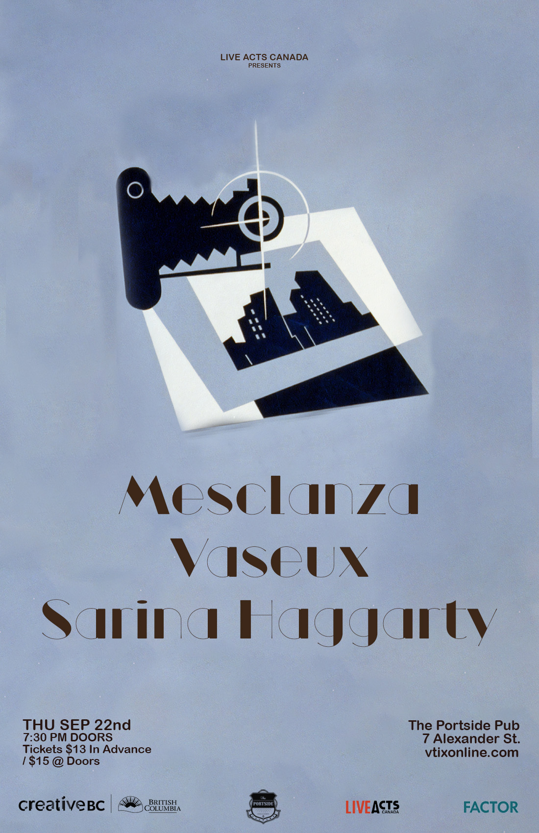 Mesclanza with Special Guests Vaseux and Sarina Haggarty