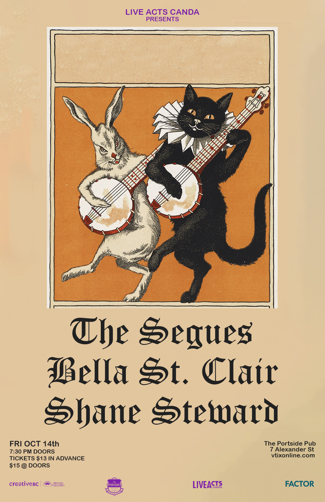 The Segues with Special Guests Bella St. Clair and Shane Steward