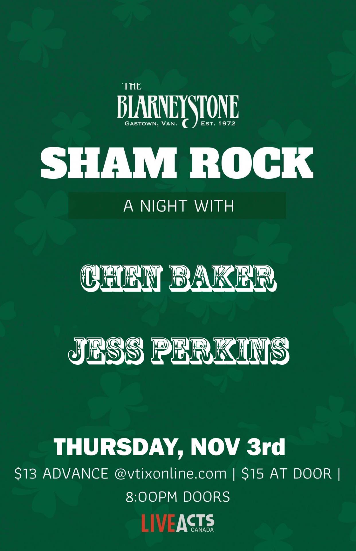 Chen Baker with Special Guest Jess Perkins