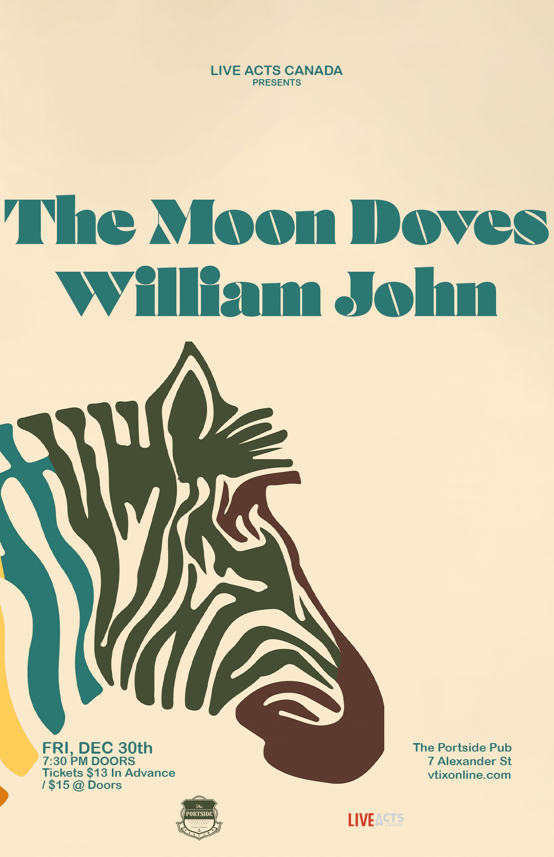 The Moon Doves with Special Guests William John